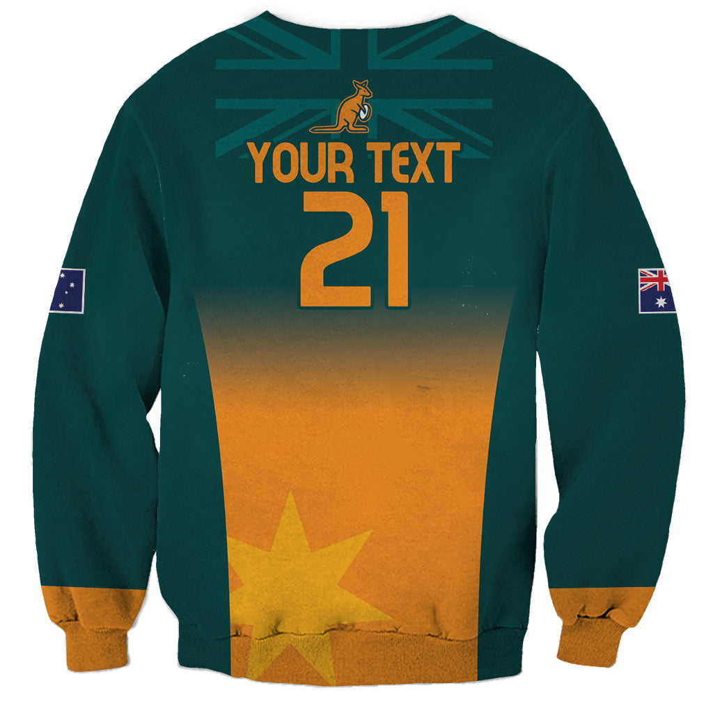 Custom Wallaroos Womens Rugby Sweatshirt Sporty Style