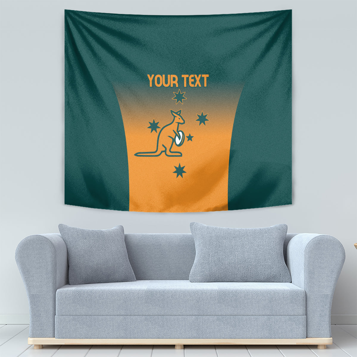 Custom Wallaroos Womens Rugby Tapestry Sporty Style