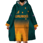 Custom Wallaroos Womens Rugby Wearable Blanket Hoodie Sporty Style
