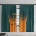 Custom Wallaroos Womens Rugby Window Curtain Sporty Style