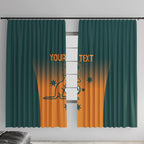 Custom Wallaroos Womens Rugby Window Curtain Sporty Style