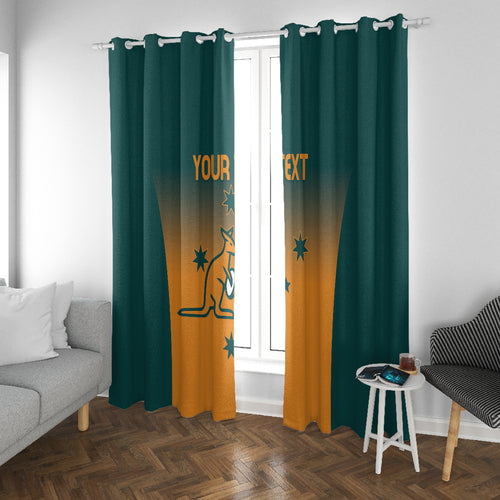 Custom Wallaroos Womens Rugby Window Curtain Sporty Style