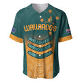 Custom Wallaroos Womens Rugby Baseball Jersey Aboriginal Dots Art