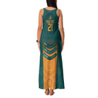 Custom Wallaroos Womens Rugby Family Matching Tank Maxi Dress and Hawaiian Shirt Aboriginal Dots Art