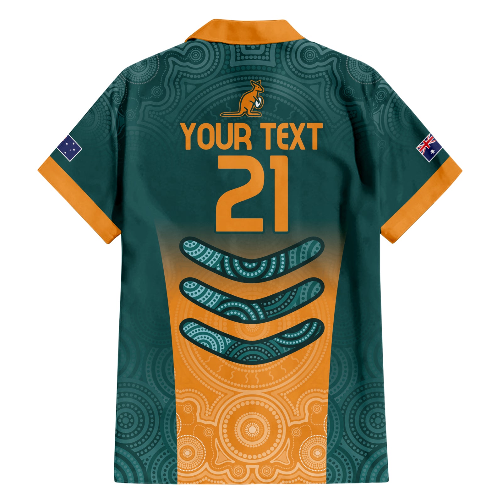 Custom Wallaroos Womens Rugby Hawaiian Shirt Aboriginal Dots Art