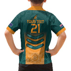 Custom Wallaroos Womens Rugby Hawaiian Shirt Aboriginal Dots Art