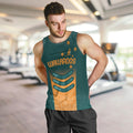 Custom Wallaroos Womens Rugby Men Tank Top Aboriginal Dots Art