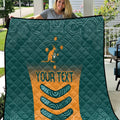 Custom Wallaroos Womens Rugby Quilt Aboriginal Dots Art
