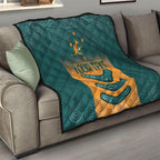 Custom Wallaroos Womens Rugby Quilt Aboriginal Dots Art
