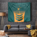 Custom Wallaroos Womens Rugby Tapestry Aboriginal Dots Art