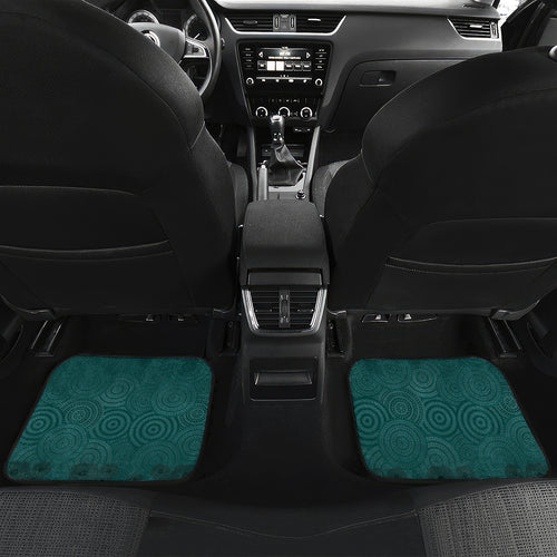 Custom Wallaroos Rugby ANZAC Car Mats Poppy Soldier With Aboriginal Dots Art