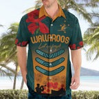 Custom Wallaroos Rugby ANZAC Hawaiian Shirt Poppy Soldier With Aboriginal Dots Art