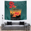 Custom Wallaroos Rugby ANZAC Tapestry Poppy Soldier With Aboriginal Dots Art