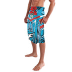 Custom Sharks Rugby ANZAC Lavalava Gallipoli Soldier With Aboriginal Art