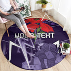 Custom Storm Rugby ANZAC Round Carpet Melbourne Gallipoli Soldier With Aboriginal Art