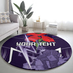 Custom Storm Rugby ANZAC Round Carpet Melbourne Gallipoli Soldier With Aboriginal Art