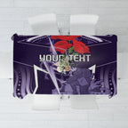 Custom Storm Rugby ANZAC Tablecloth Melbourne Gallipoli Soldier With Aboriginal Art