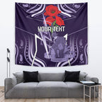 Custom Storm Rugby ANZAC Tapestry Melbourne Gallipoli Soldier With Aboriginal Art