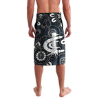 Custom Carlton Blues NAIDOC Week 2024 Lavalava Fire Burning Aboriginal Dots Art