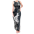 Custom Carlton Blues NAIDOC Week 2024 Tank Maxi Dress Fire Burning Aboriginal Dots Art