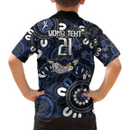 Custom Geelong Cats NAIDOC Week 2024 Hawaiian Shirt Fire Burning Aboriginal Dots Art