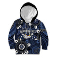 Custom Geelong Cats NAIDOC Week 2024 Kid Hoodie Fire Burning Aboriginal Dots Art