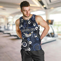 Custom Geelong Cats NAIDOC Week 2024 Men Tank Top Fire Burning Aboriginal Dots Art