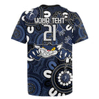 Custom Geelong Cats NAIDOC Week 2024 Rugby Jersey Fire Burning Aboriginal Dots Art