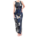 Custom Geelong Cats NAIDOC Week 2024 Tank Maxi Dress Fire Burning Aboriginal Dots Art
