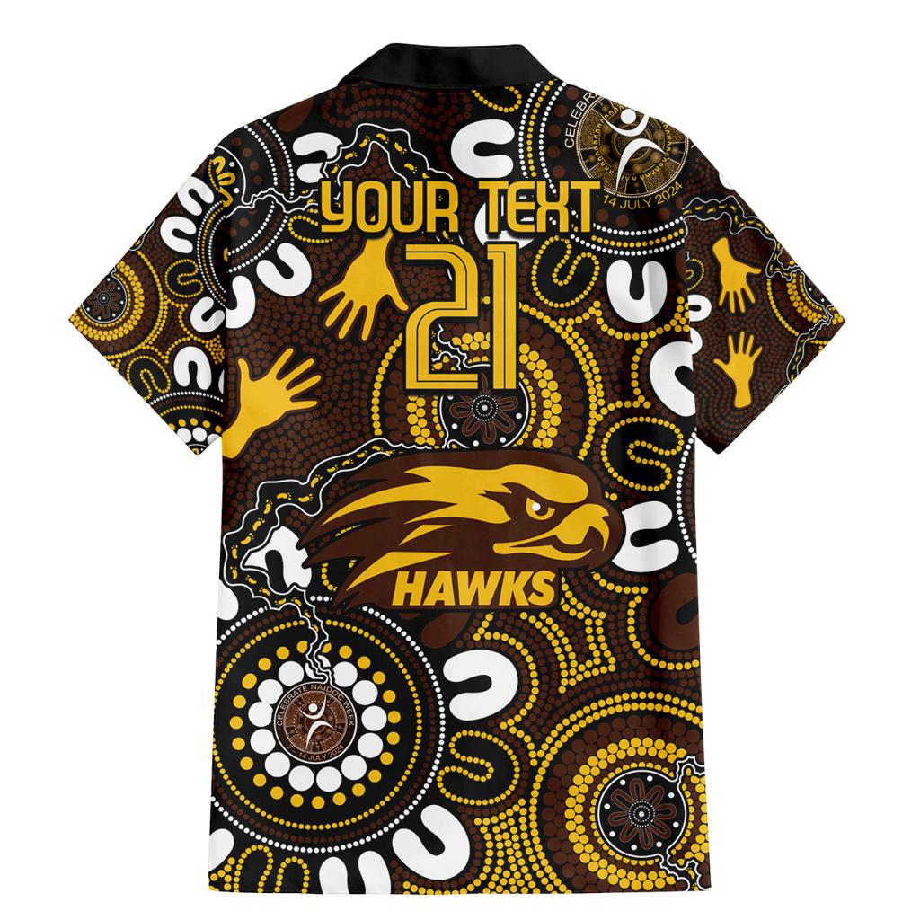 Custom Hawthorn NAIDOC Week 2024 Family Matching Mermaid Dress and Hawaiian Shirt Fire Burning Aboriginal Dots Art