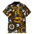 Custom Hawthorn NAIDOC Week 2024 Family Matching Mermaid Dress and Hawaiian Shirt Fire Burning Aboriginal Dots Art