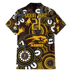 Custom Hawthorn NAIDOC Week 2024 Family Matching Tank Maxi Dress and Hawaiian Shirt Fire Burning Aboriginal Dots Art