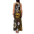 Custom Hawthorn NAIDOC Week 2024 Family Matching Tank Maxi Dress and Hawaiian Shirt Fire Burning Aboriginal Dots Art