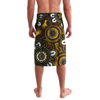 Custom Hawthorn NAIDOC Week 2024 Lavalava Fire Burning Aboriginal Dots Art