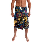 Custom Lions Football NAIDOC Week 2024 Lavalava Fire Burning Aboriginal Dots Art