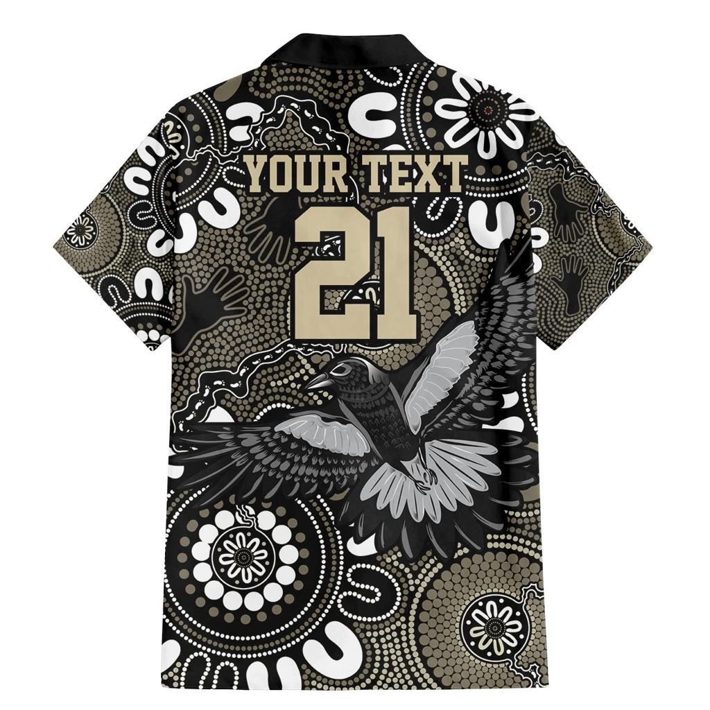 Custom Magpies NAIDOC Week 2024 Family Matching Mermaid Dress and Hawaiian Shirt Fire Burning Aboriginal Dots Art
