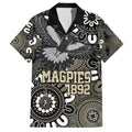 Custom Magpies NAIDOC Week 2024 Hawaiian Shirt Fire Burning Aboriginal Dots Art