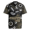 Custom Magpies NAIDOC Week 2024 Rugby Jersey Fire Burning Aboriginal Dots Art