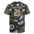 Custom Magpies NAIDOC Week 2024 Rugby Jersey Fire Burning Aboriginal Dots Art