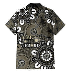NAIDOC Week 2024 Fire Burning Family Matching Mermaid Dress and Hawaiian Shirt Aboriginal Dots Black Art