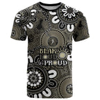 NAIDOC Week 2024 Fire Burning T Shirt Aboriginal Dots Black Art