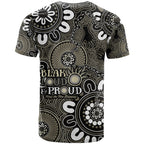 NAIDOC Week 2024 Fire Burning T Shirt Aboriginal Dots Black Art