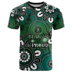 NAIDOC Week 2024 Fire Burning T Shirt Aboriginal Dots Green Art