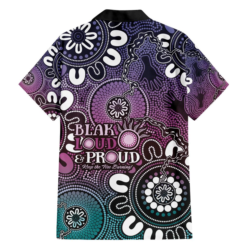 NAIDOC Week 2024 Fire Burning Family Matching Long Sleeve Bodycon Dress and Hawaiian Shirt Aboriginal Dots Pink Art