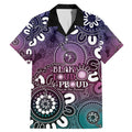 NAIDOC Week 2024 Fire Burning Family Matching Mermaid Dress and Hawaiian Shirt Aboriginal Dots Pink Art