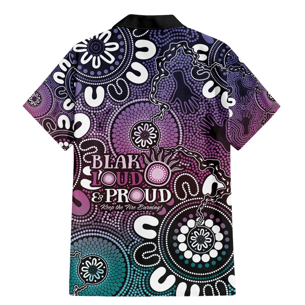 NAIDOC Week 2024 Fire Burning Family Matching Mermaid Dress and Hawaiian Shirt Aboriginal Dots Pink Art