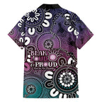 NAIDOC Week 2024 Fire Burning Family Matching Summer Maxi Dress and Hawaiian Shirt Aboriginal Dots Pink Art
