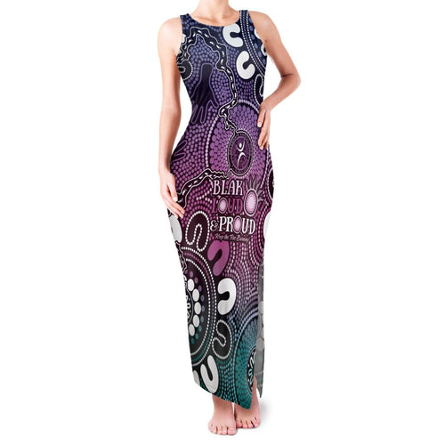 NAIDOC Week 2024 Fire Burning Family Matching Tank Maxi Dress and Hawaiian Shirt Aboriginal Dots Pink Art