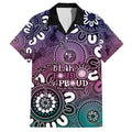 NAIDOC Week 2024 Fire Burning Hawaiian Shirt Aboriginal Dots Pink Art