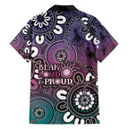 NAIDOC Week 2024 Fire Burning Hawaiian Shirt Aboriginal Dots Pink Art